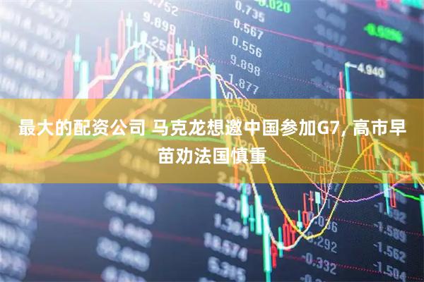 最大的配资公司 马克龙想邀中国参加G7, 高市早苗劝法国慎重